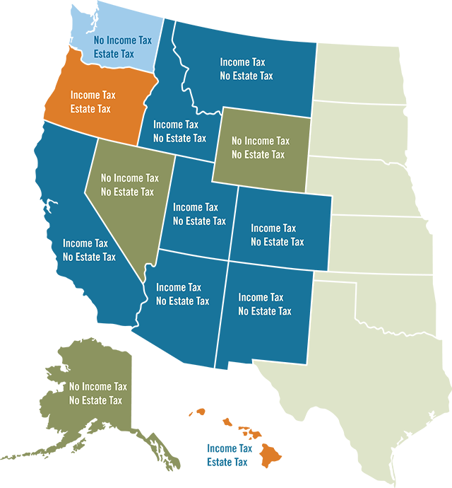 State Estate Tax Chart